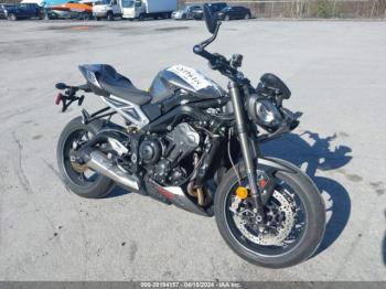  Salvage Triumph Motorcycle Street Triple