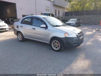  Salvage Chevrolet Aveo