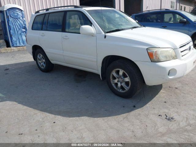  Salvage Toyota Highlander