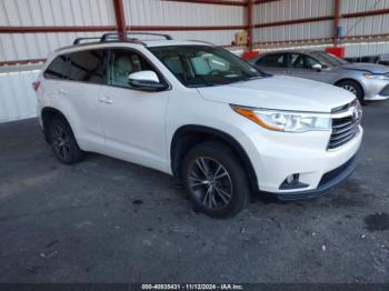  Salvage Toyota Highlander