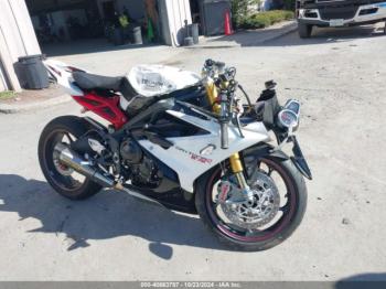  Salvage Triumph Motorcycle Daytona 675R