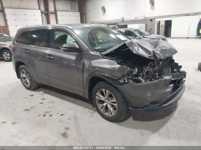  Salvage Toyota Highlander