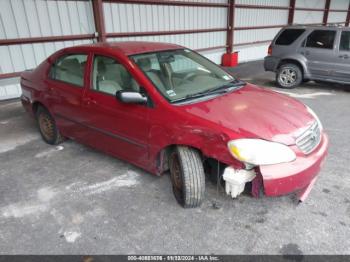  Salvage Toyota Corolla