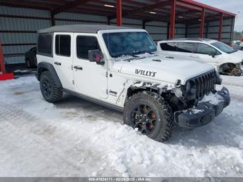  Salvage Jeep Wrangler