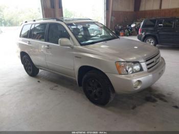  Salvage Toyota Highlander