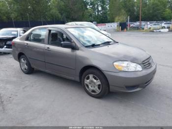  Salvage Toyota Corolla