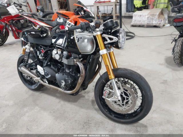  Salvage Triumph Motorcycle Thruxton