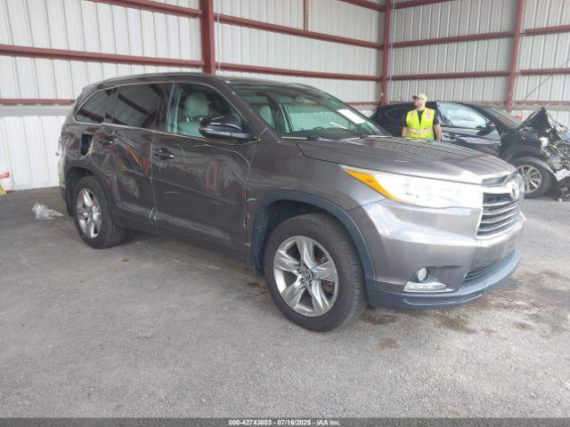  Salvage Toyota Highlander