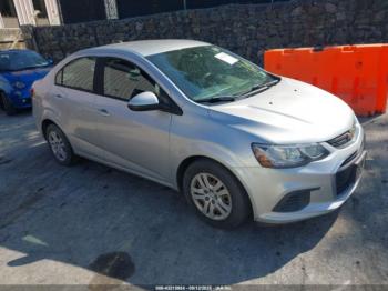  Salvage Chevrolet Sonic