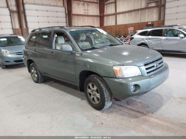  Salvage Toyota Highlander