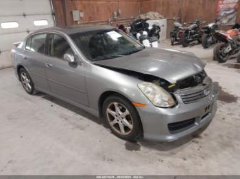  Salvage INFINITI G35x