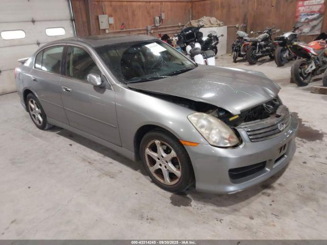  Salvage INFINITI G35x