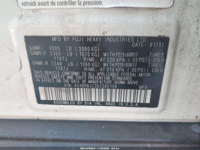 Subaru Outback 2.5i Limited Image 8