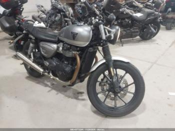 Salvage Triumph Motorcycle Street Twin