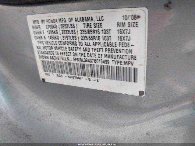 Honda Odyssey Ex Image 4
