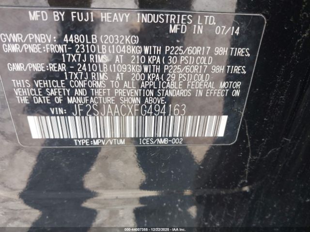 Subaru Forester 2.5i Image 11