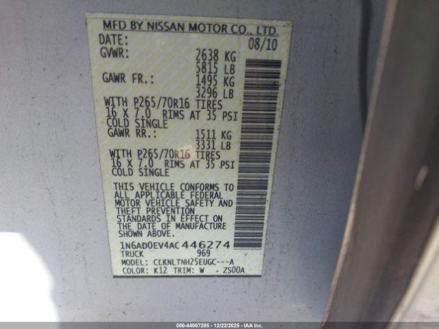 Nissan Frontier Se Image 4