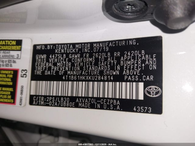 Toyota Camry Xse Image 4