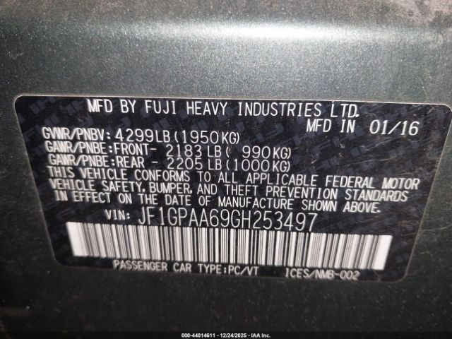 Subaru Impreza 2.0i Image 14