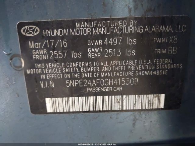 Hyundai SONATA Se Image 10