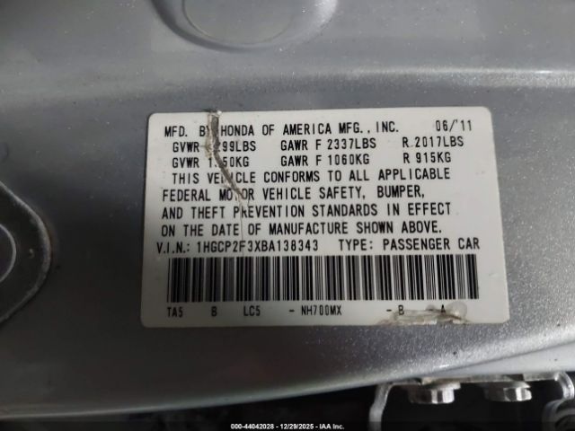 Honda Accord 2.4 Lx Image 10