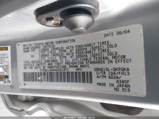 Toyota 4Runner Sr5 Sport V6 Image 12