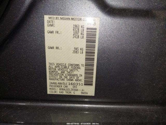 Nissan Altima S Fwd Image 8