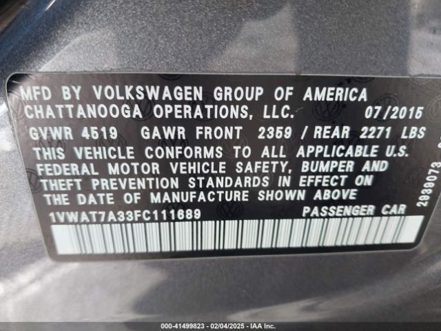 Volkswagen Passat 1.8t Limited Edition Image 7