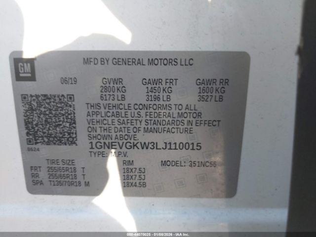 Chevrolet Traverse Awd Lt Cloth Image 4